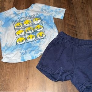 Baby shark 12 month outfit